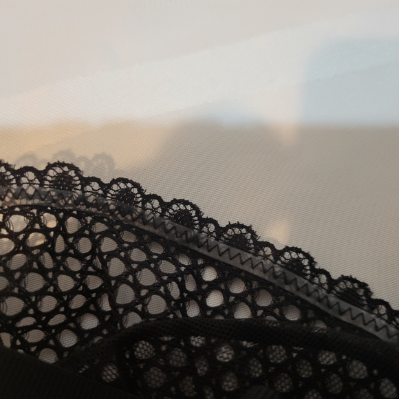 Victoria's Secret Black Mesh Bra - Picture 7 of 7